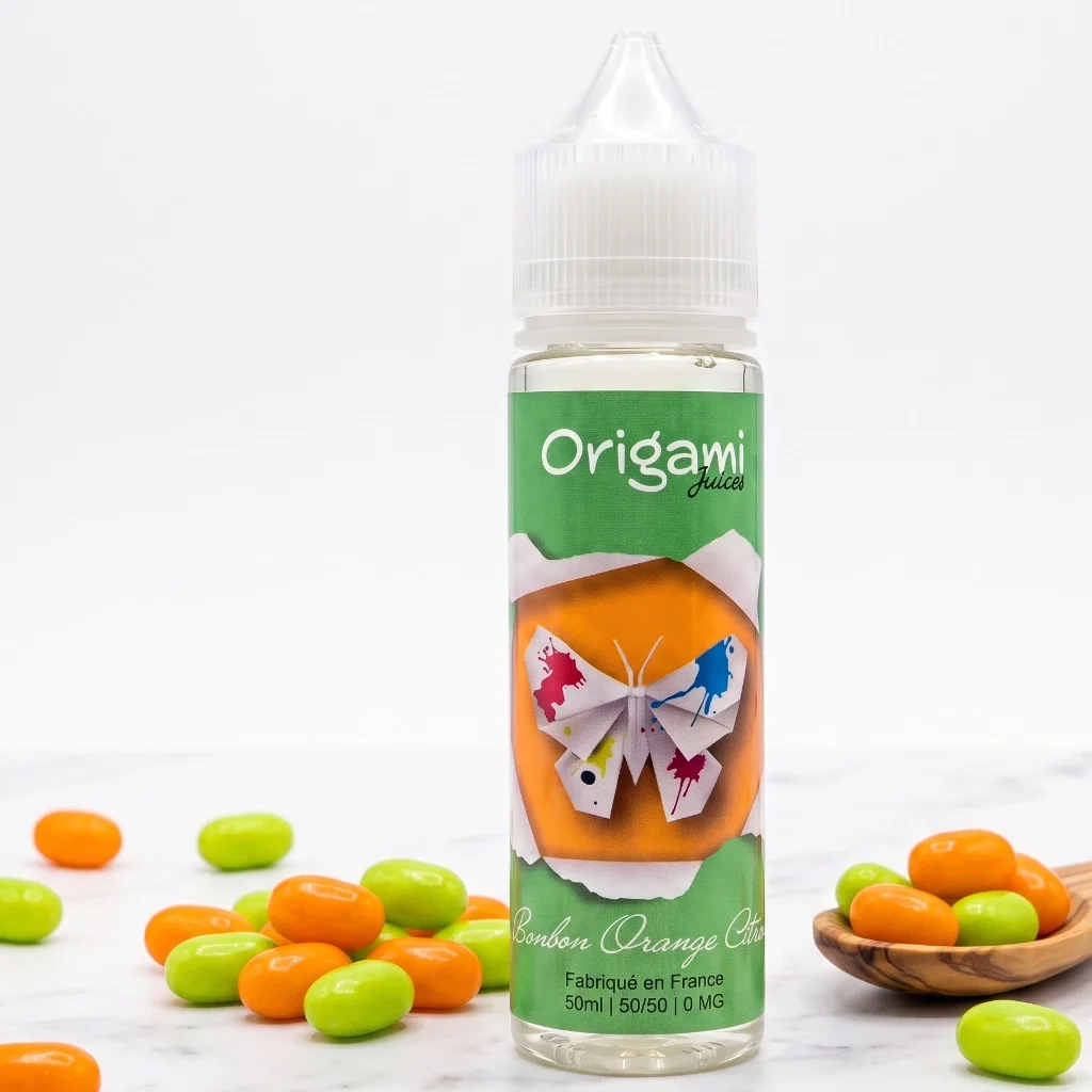Eliquide Bonbon Orange Citron 50ml | Origami Juices