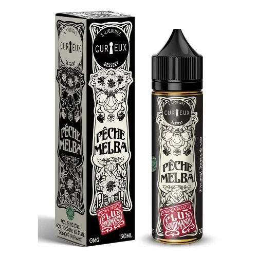Eliquide Pêche Melba 50ml | Curieux Edition Dessert