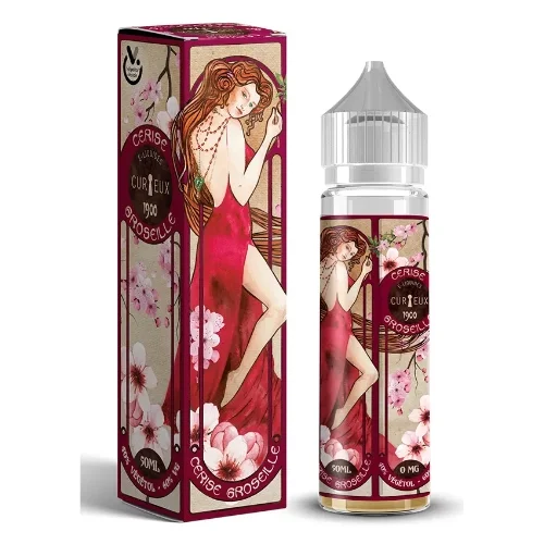 Eliquide Fraise Grenade 50ml | Curieux Edition 1900