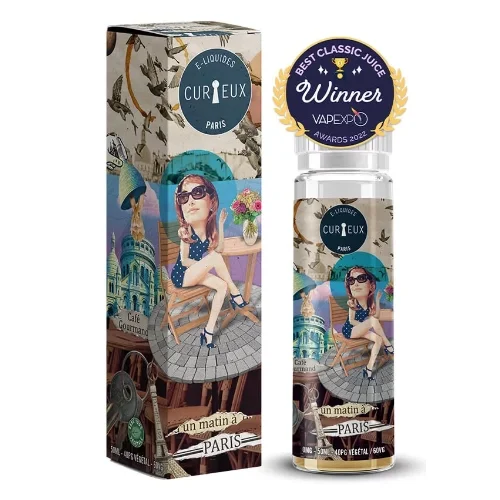 Eliquide Un matin à Paris 50ml | Curieux Edition Hexagone