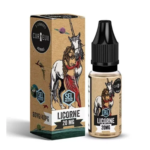 Eliquide Licorne Sel de Nicotine 10ml | Curieux Edition Astrale