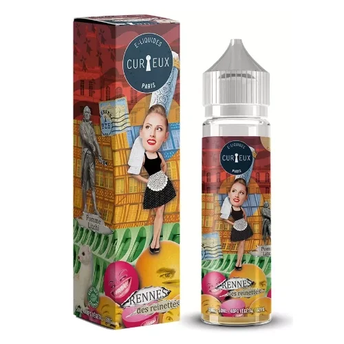 Eliquide Rennes des Reinettes 50ml | Curieux Edition Hexagone