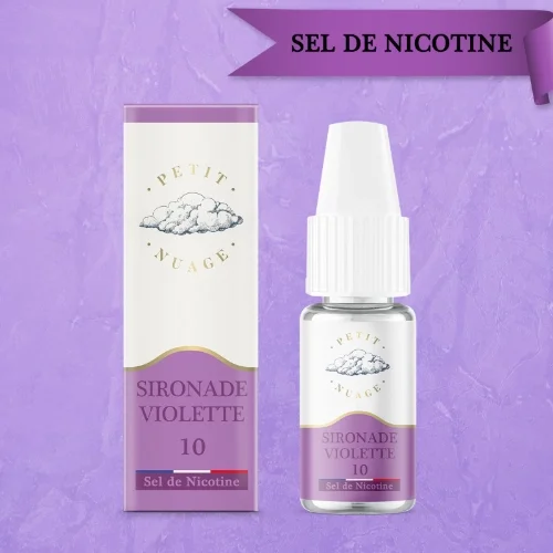 Eliquide Sironade Violette Sel de Nicotine 10ml | Petit Nuage