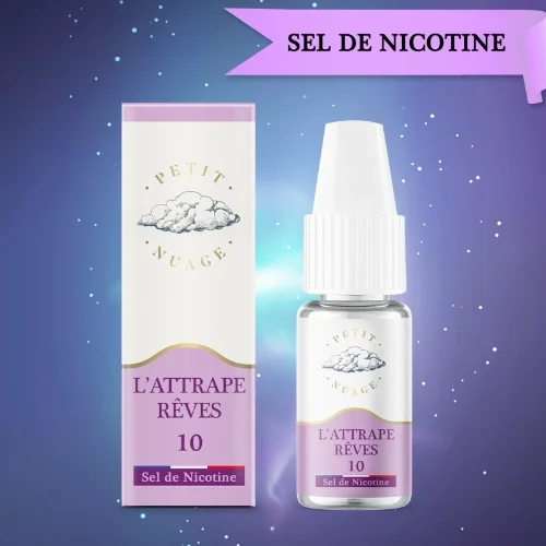 Eliquide L'attrape Rêve Sel de Nicotine 10ml | Petit Nuage