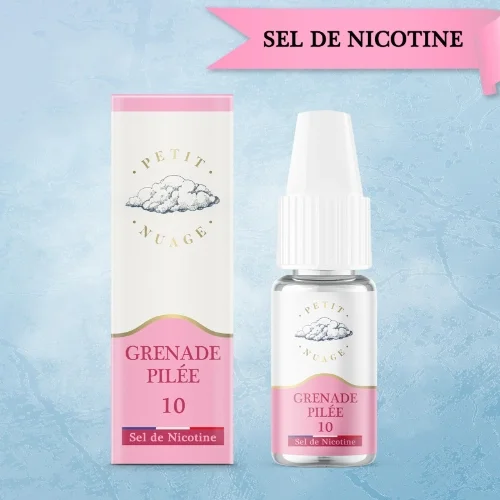 Eliquide Grenade Pilée Sel de Nicotine 10ml | Petit Nuage