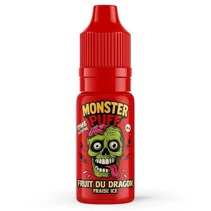 Eliquide Fruit du dragon Fraise Ice 10ml | Monster Puff
