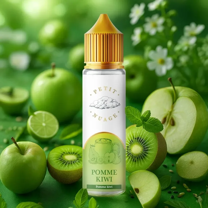 Eliquide Pomme Kiwi 50ml | Petit Nuage