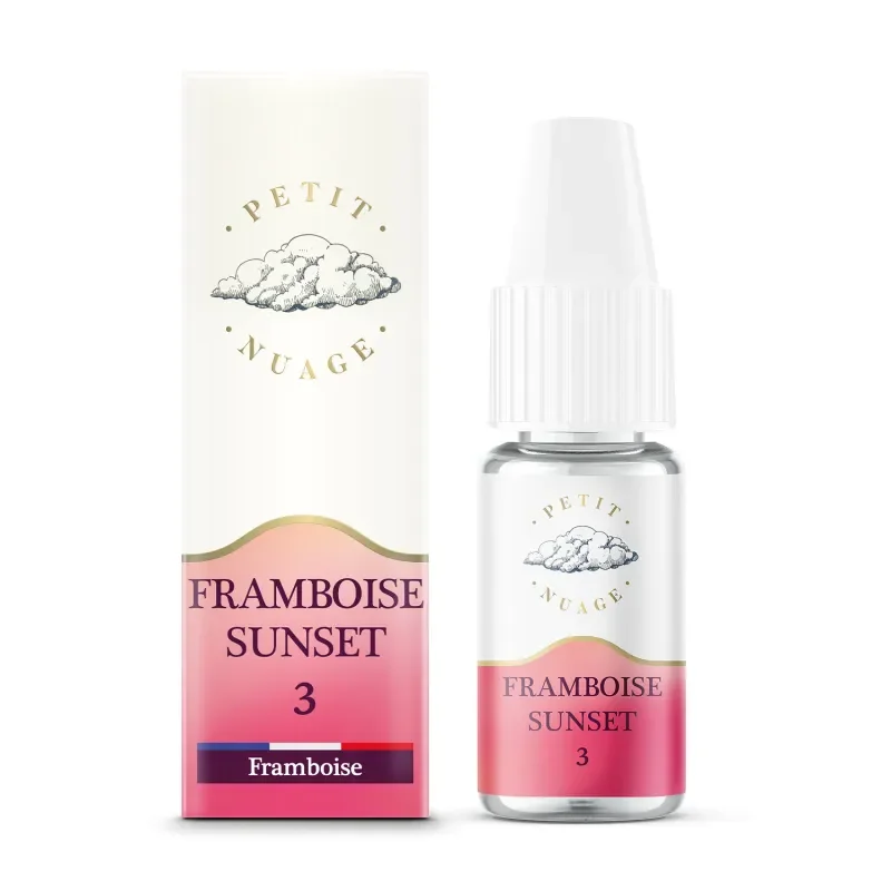 Eliquide Framboise Sunset Sel de Nicotine 10ml | Petit Nuage