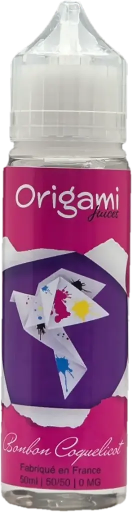 [ELQ-OJ-BONBON-COQUELICOT-50ML] Eliquide Bonbon Coquelicot 50ml | Origami Juices