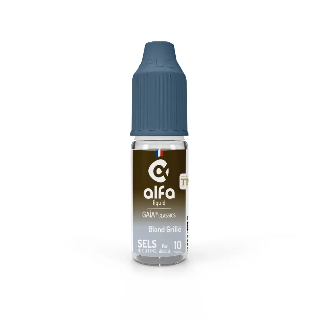 [ELQ-GACL-BLGR-SDN-10ML-10MG] Eliquide Blond Grillé Sel de Nicotine 10ml | Gaïa Classic (10 MG/ML)