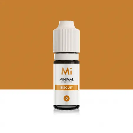 [ELQ-MI-BISCUIT-10ML-05MG] Eliquide Biscuit 10ml | Minimal (05 MG/ML)