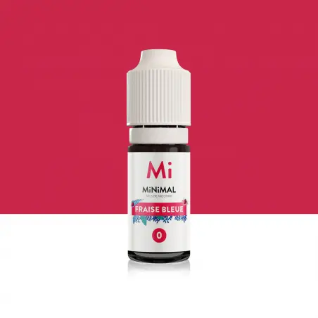 [ELQ-MI-FRAISE-BLEUE-10ML-05MG] Eliquide Fraise Bleue 10ml | Minimal (05 MG/ML)