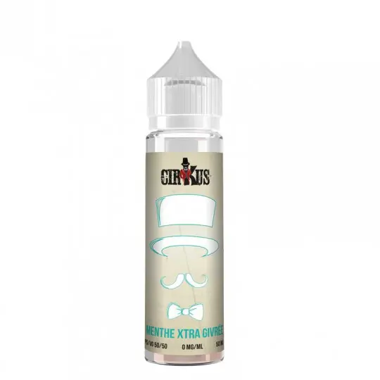 [ELQ-CIRKUS-MENTHE-XTRA-GIVREE-50ML] Eliquide Menthe Xtra Givrée 50 ml | Cirkus