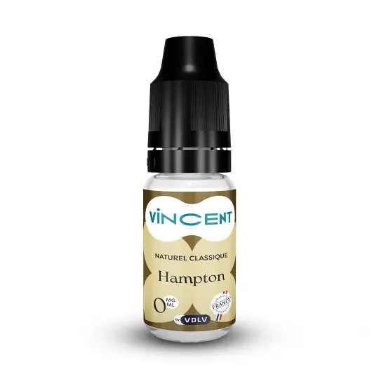 [ELQ-VINCENT-HAMPTON-10ML-00MG] Eliquide  Classic Hampton 10ml | Vincent (00 MG/ML)