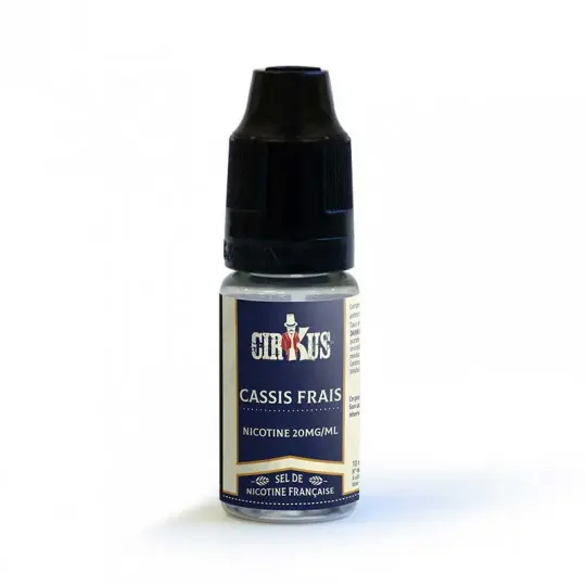 [ELQ-CKS-CASSISFRAIS-SDN-10MG] Eliquide Cassis frais Sel de Nicotine 10ml | Cirkus (10 MG/ML)