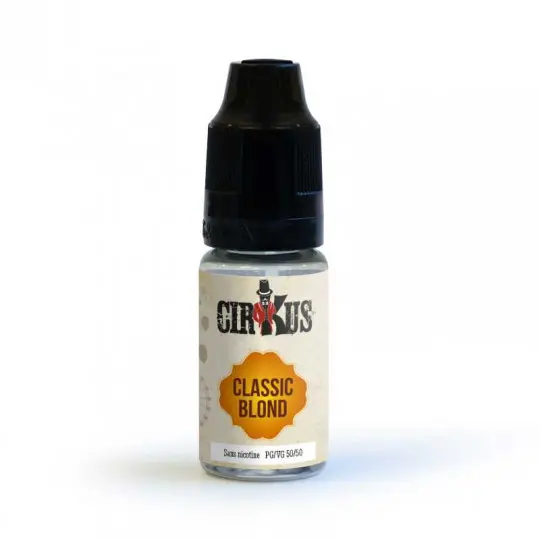 [ELQ-CKS-BLOND-00MG] Eliquide Classic Blond 10ml | Cirkus (00 MG/ML)