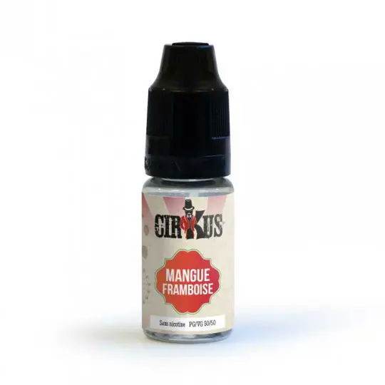 [ELQ-CKS-MANGFRAMB-00] Eliquide Mangue Framboise 10ml | Cirkus (00 MG/ML)
