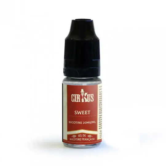 [ELQ-CKS-SWEET-SDN-10MG] Eliquide Sweet Sel de Nicotine 10ml | Cirkus (10 MG/ML)