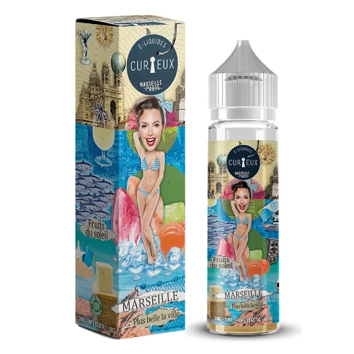 [ELQ-CEH-MARSEILLE-50ML] Eliquide Marseille Plus Belle la Vie 50ml | Curieux Edition Hexagone
