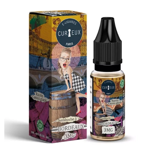 [ELQ-CEH-BORDEAUX-10ML-00MG] Eliquide Bamboche à Bordeaux 10ml | Curieux Edition Hexagone (00 MG/ML)