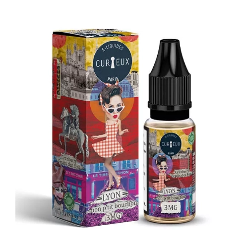 [ELQ-CEH-LYON-10ML-00MG] Eliquide Lyon mon Petit Bouchon 10ml | Curieux Edition Hexagone (00 MG/ML)