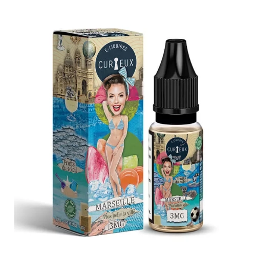 Eliquide Marseille Plus Belle la Ville 10ml | Curieux Edition Hexagone