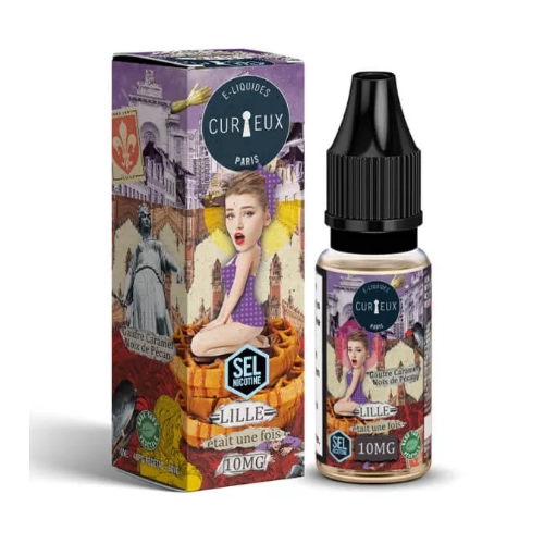 Eliquide Lille était une fois Sel de Nicotine 10ml | Curieux Edition Hexagone