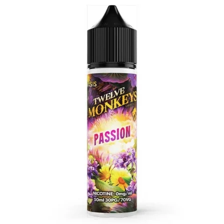 [ELQ-PASSION-MONKEY-50ML] Eliquide Passion 50ml | Twelve Monkeys