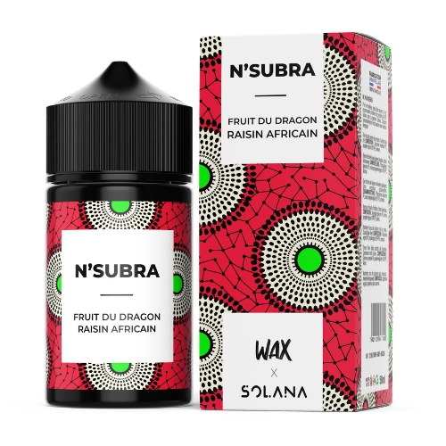[ELQ-SLA-NSUBRA-50ML] Eliquide N'subra 50ml - WAX | Solana