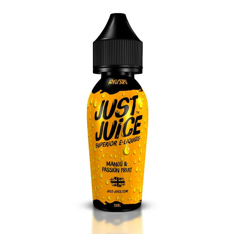[ELQ-JJ-MANGO-PASSION-50ML] Eliquide Mango & Passion Fruit 50ml | Just Juice