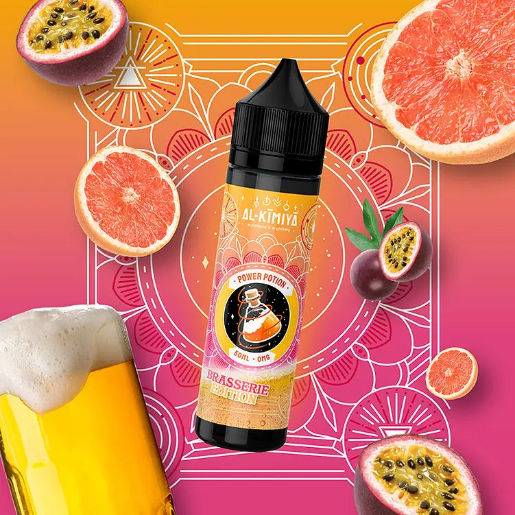 [ELQ-ALK-POWER-POTION-BRAS-50ML] Eliquide Power Potion Brasserie 50 ml | Al-Kimiya