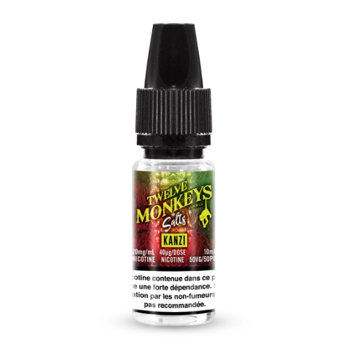 [ELQ-TWMKS-KANZI-SDN-10ML-10MG] Eliquide Kanzi Sels de Nicotine | Twelve Monkeys (10 MG/ML)