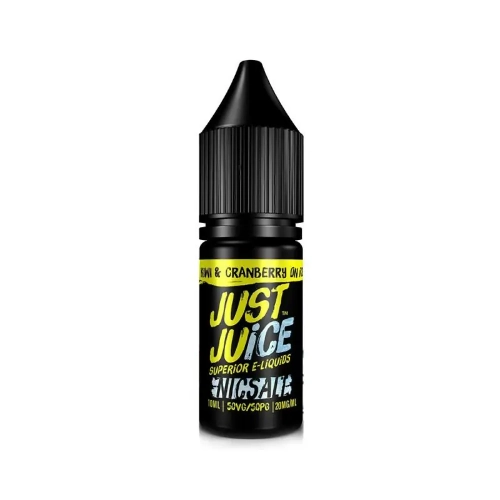 [ELQ-JJ-KIWI-CRANBERRY-SDN-10ML-11MG] Eliquide Kiwi Cranberry on Ice Nic Salt 10ml | Just Juice (11 MG/ML)