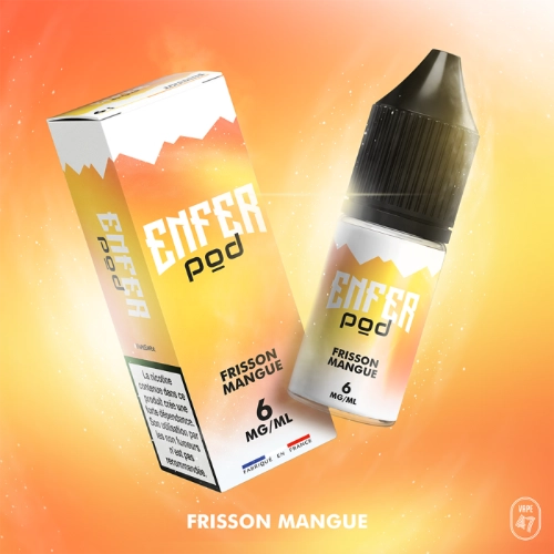 Eliquide Enfer Pod Frisson Mangue 10ml | Vape47