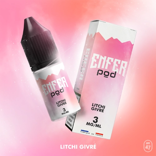 Eliquide Enfer Pod Litchi Givré 10ml | Vape47