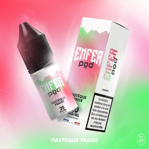 Eliquide Enfer pod Pastèque Fraise 10ml | Vape47