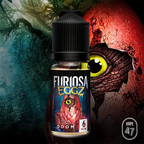 [ELQ-FE-DOOM-10ML-00MG] Eliquide Doom 10ml | Furiosa EGGZ (00 MG/ML)