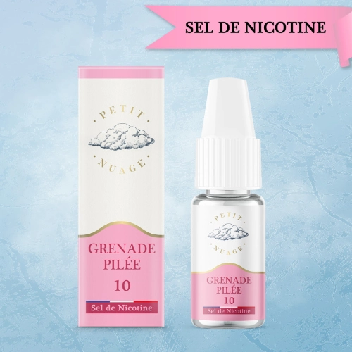 Eliquide Grenade Pilée Sel de Nicotine 10ml | Petit Nuage