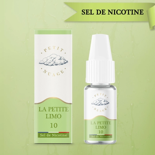 [ELQ-PN-LPL-SDN-10MG] Eliquide La Petite Limo Sel de Nicotine 10ml | Petit Nuage (10 MG/ML)