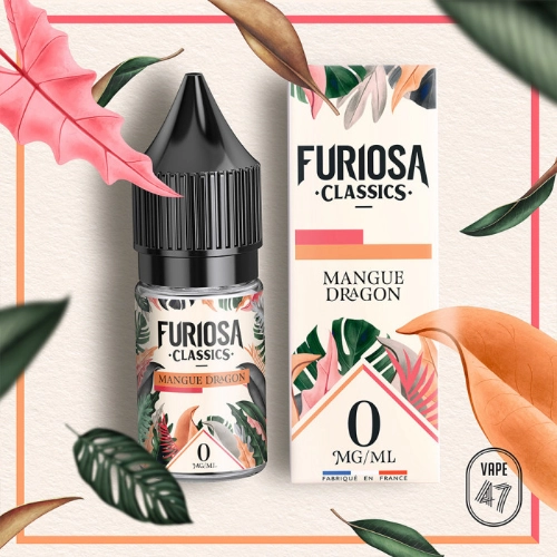 [ELQ-FC-MANGUE-DRAGON-10ML-00MG] Eliquide Mangue Dragon 10ml | Furiosa CLASSICS (00 MG/ML)