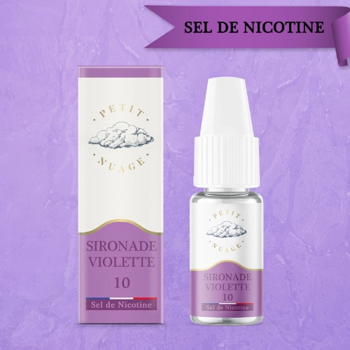 Eliquide Sironade Violette Sel de Nicotine 10ml | Petit Nuage