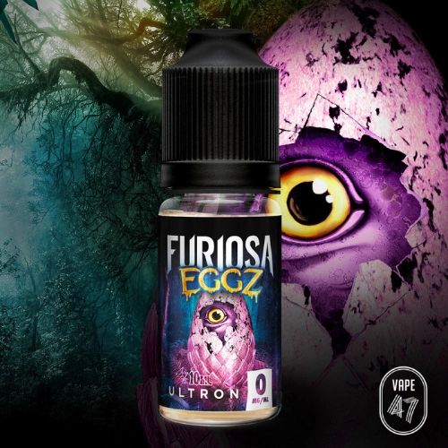 [ELQ-FE-ULTRON-10ML-00MG] Eliquide Ultron 10ml | Furiosa EGGZ (00 MG/ML)