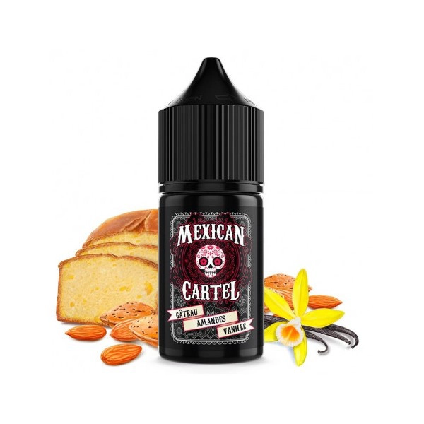 [AROM-MC-GATEAUAMANDEVANIILLE-10ML] Arôme Concentré Gâteau Amandes Vanille 10ml | Mexican Cartel