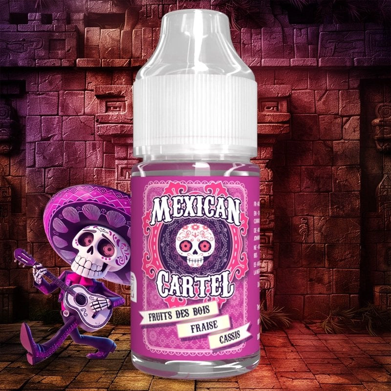 [AROM-MC-FRUITSDBOISFRAISECASSIS-30ML] Arôme Concentré Fruits des Bois Fraise Cassis 30ml | Mexican Cartel