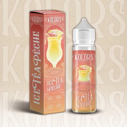 [ELQ-KLS-ICE-TEA-PECHE-50ML] Eliquide Ice Tea Pêche 50ml | Kolors