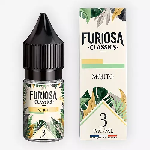 [ELQ-FC-MOJITO-10ML-00MG] Eliquide Mojito 10 ml | Furiosa CLASSICS (00 MG/ML)