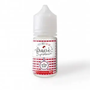 [AROM-LCQV-FRAISE-SYMPHONIE-30ML] Arôme concentré Fraise Symphonie 30ml | Le Coq Qui Vape
