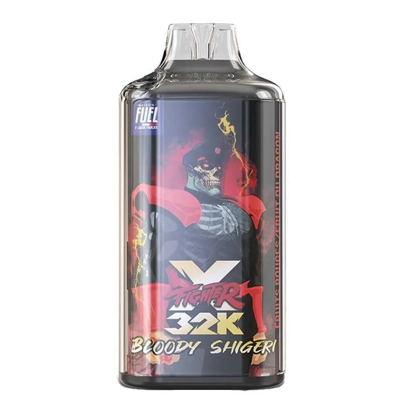 [PUFF-FIGHT-32K-BLOODY-SHIGERI-10MG] Puff Fighter X 32K - Bloody Shigeri | Aspire X Fighter Fuel (10 MG/ML)