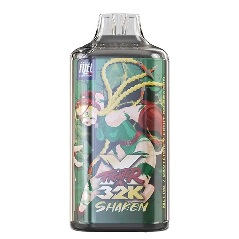 [PUFF-FIGHT-32K-SHAKEN-10MG] Puff Fighter X 32K - Shaken | Aspire X Fighter Fuel (10 MG/ML)