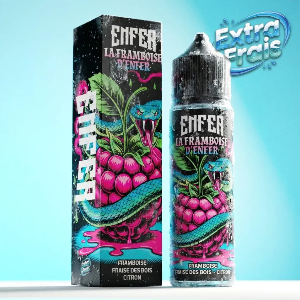 Eliquide La Framboise d'Enfer 50ml | Vape47